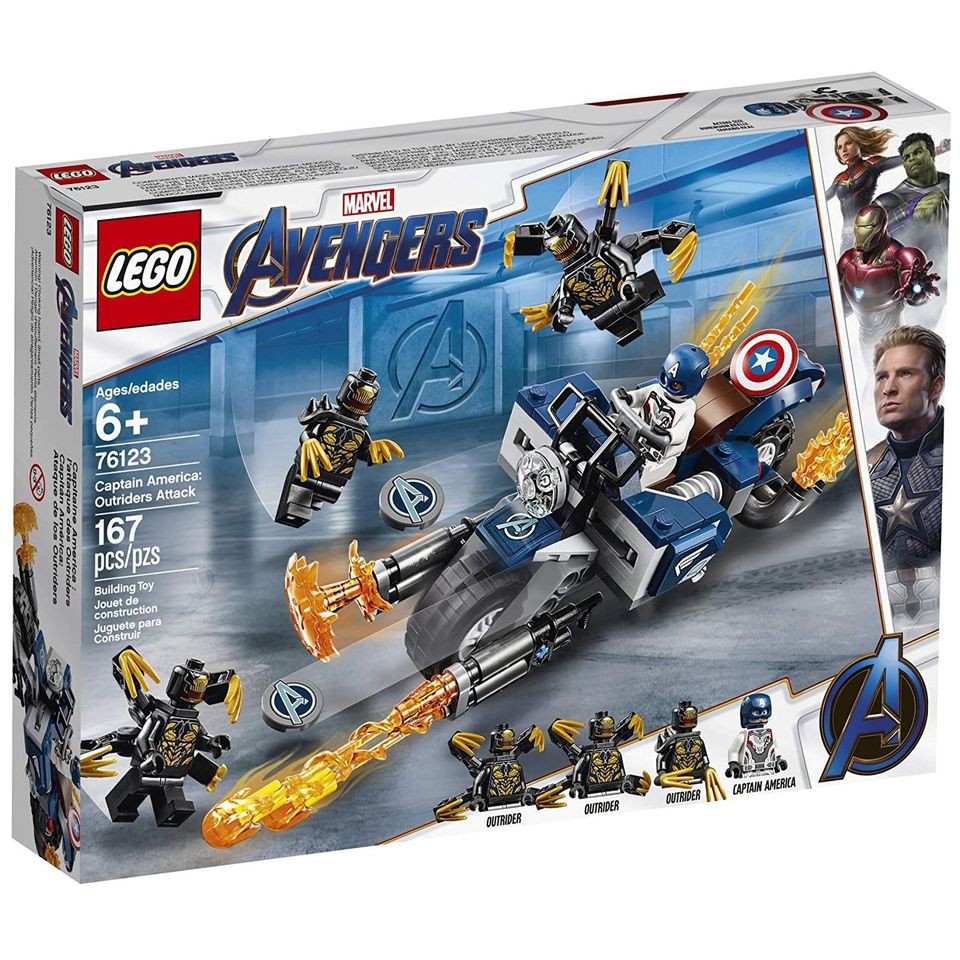 LEGO Marvel Super Heroes Avengers Captain America Outriders Attack 76123 Vampy s Set Year 2019 Shopee Philippines