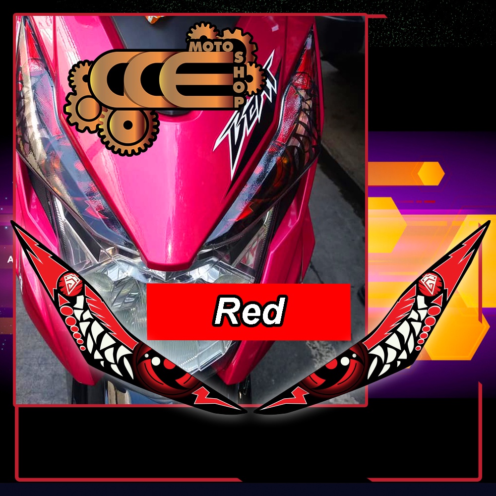 Honda Beat FI Winker Eye Sharingan Shark Design | Shopee Philippines