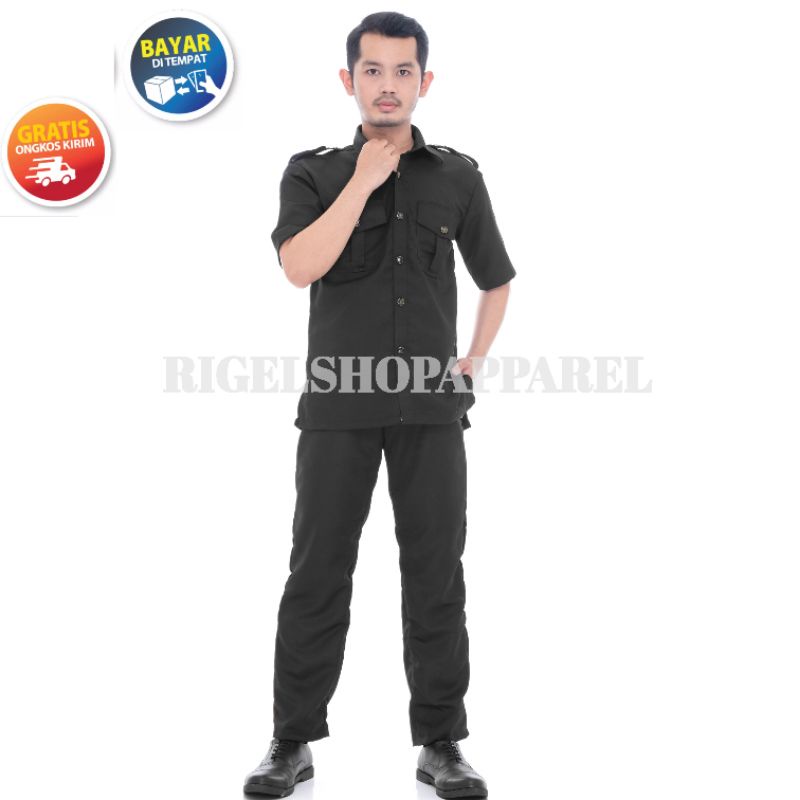 HITAM Safari security Uniform safari Uniform security Uniform security