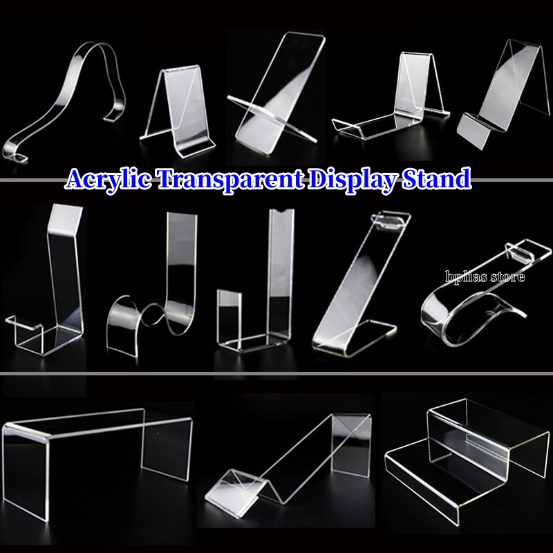 Acrylic Shoes Transparent Display Stand Photo Studio Props Bag Jewelry ...