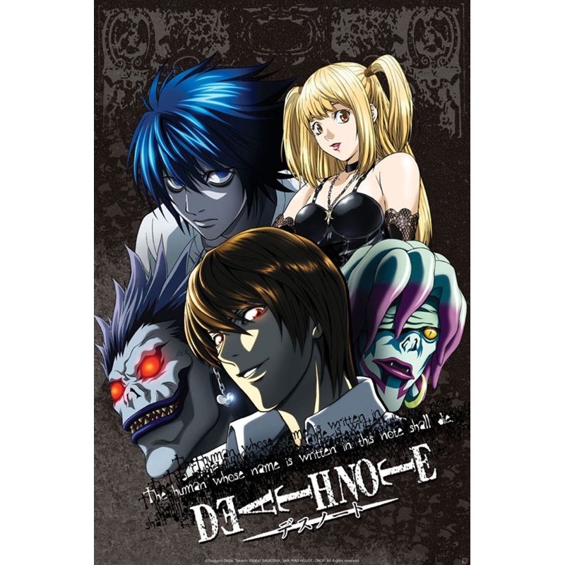 [ANIME POSTER] DEATH NOTE ANIME POSTER | Shopee Philippines