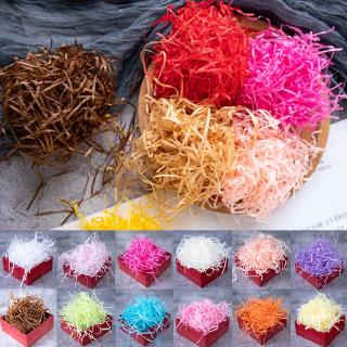 Colorful Shredded Paper Raffia Gift Box Filler Wedding Party Unicorn Party  Decoration Crinkle Cut Paper Shred