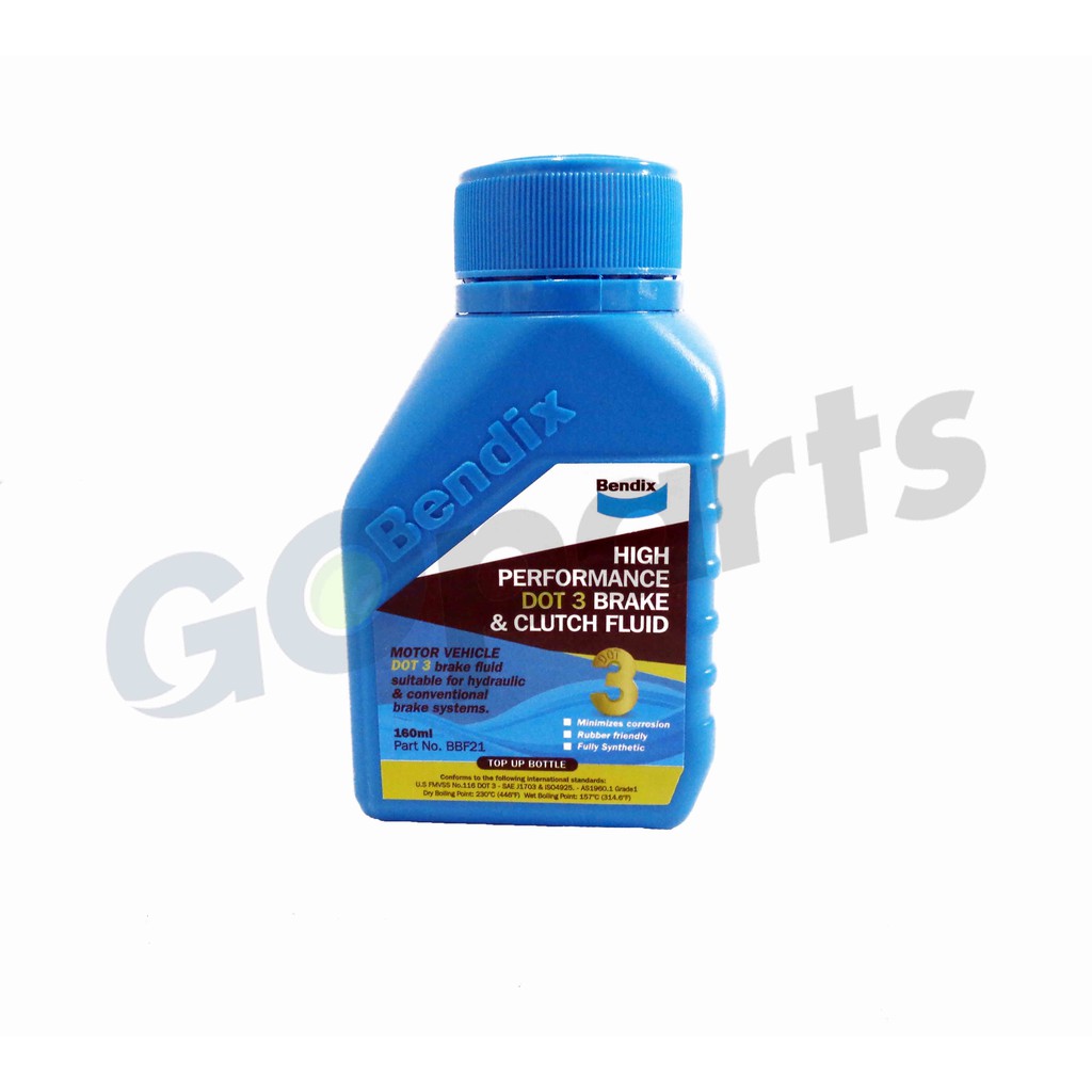 Bendix Brake Fluid Dot 3 160ml Shopee Philippines