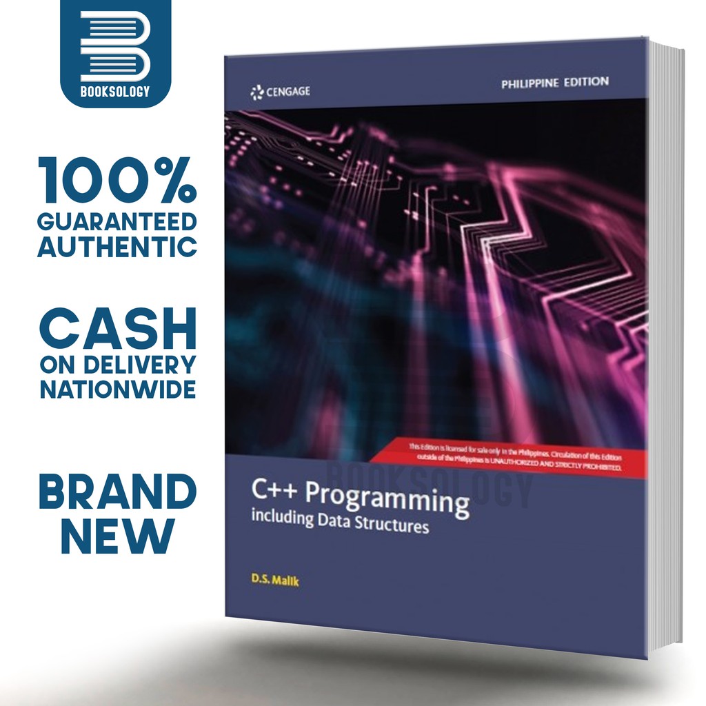 C++ PROGRAMMING including DATA STRUCTURE - D.S. Malik | Shopee Philippines