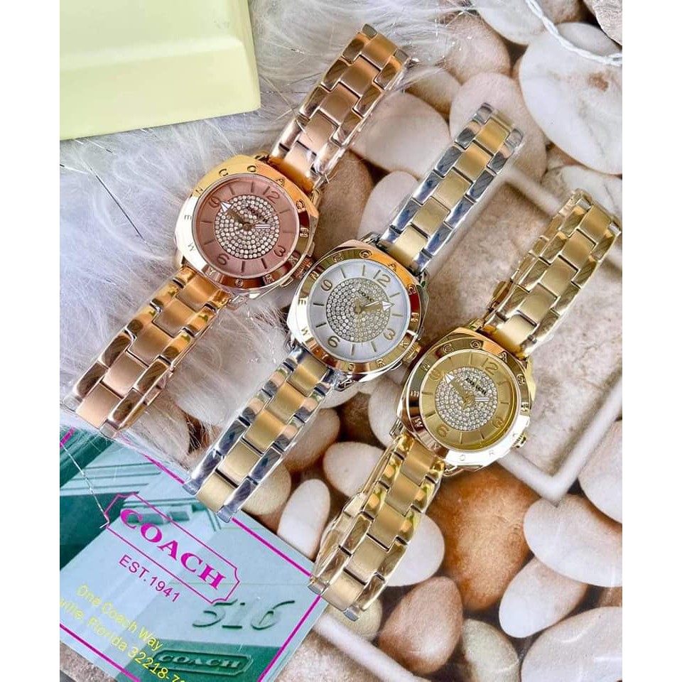 Coach boyfriend watch outlet battery