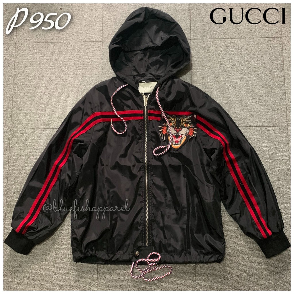 Gucci tiger outlet patch jacket