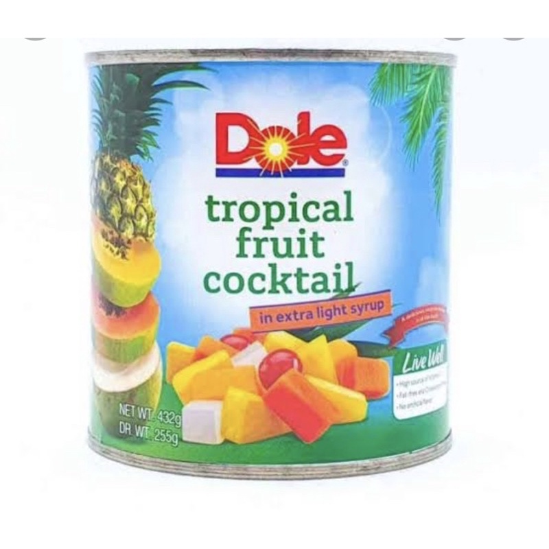 Dole Tropical Fruit Cocktail In Heavy Syrup 432g Shopee Philippines 7420