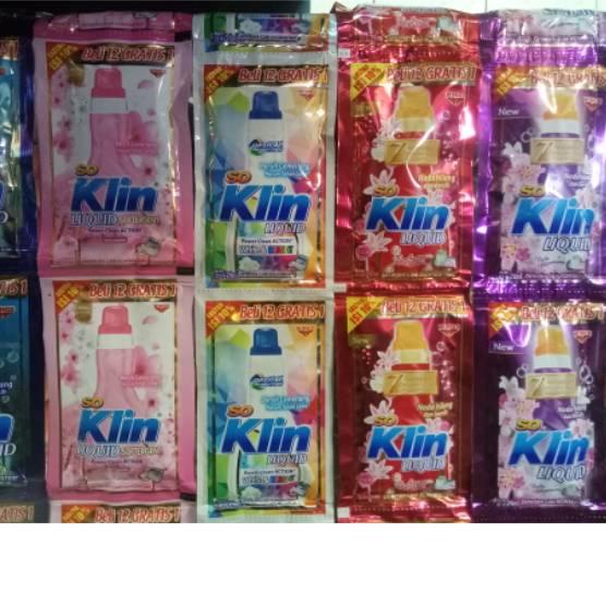 Original Soklin Liquid Sachets 500 Contents 26 Sachets & Jumbo 1000