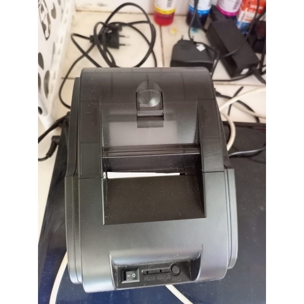 Thermal cash register Printer 58mm usb bonus sticker paper | Shopee ...