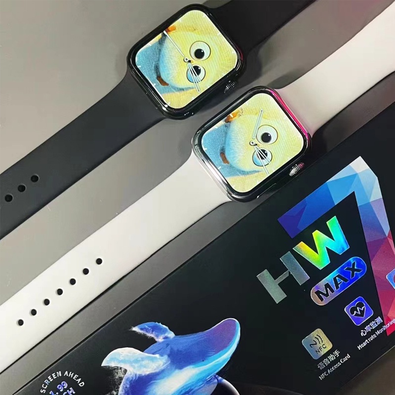 2022 Smart Watch HW7 Max Series 7 Smartwatch 1.99" 45mm Power Saving Mode Men Women Bluetooth C
