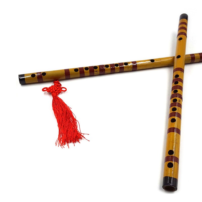 Traditional Long Bamboo Flute Clarinet Student Musical Instrument 7 Hole 42.5cm Shopee Philippines