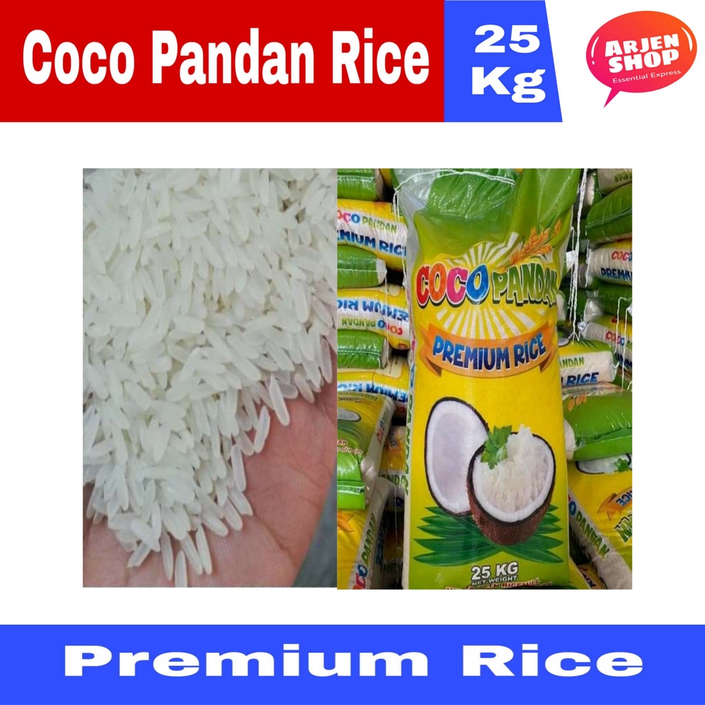 Coco Pandan Premium Rice 25KG [Arjen Shop] | Shopee Philippines