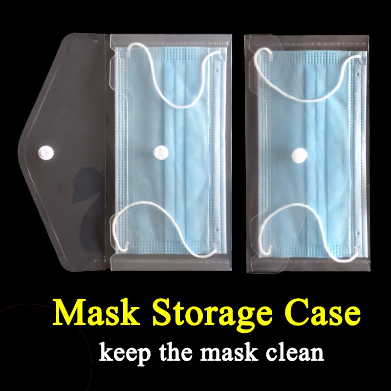 Protective Mask Case Dustproof Storage Bag Disposable Masks Holder ...
