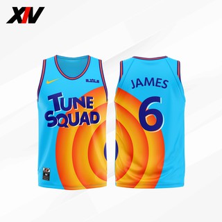 Lebron James Tune Squad Jersey Space Jam 2 New Legacy Basketball Movie 6  Costume