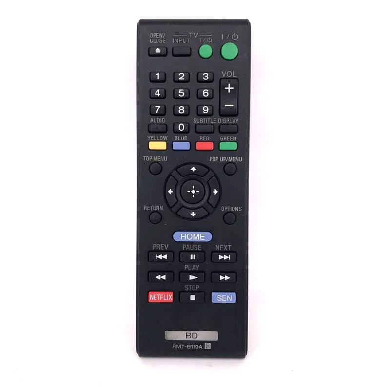 New Sony RMT-B119A BLU-RAY Player Remote BD BDP-BX59 BDP-S390 BDP-S590 ...