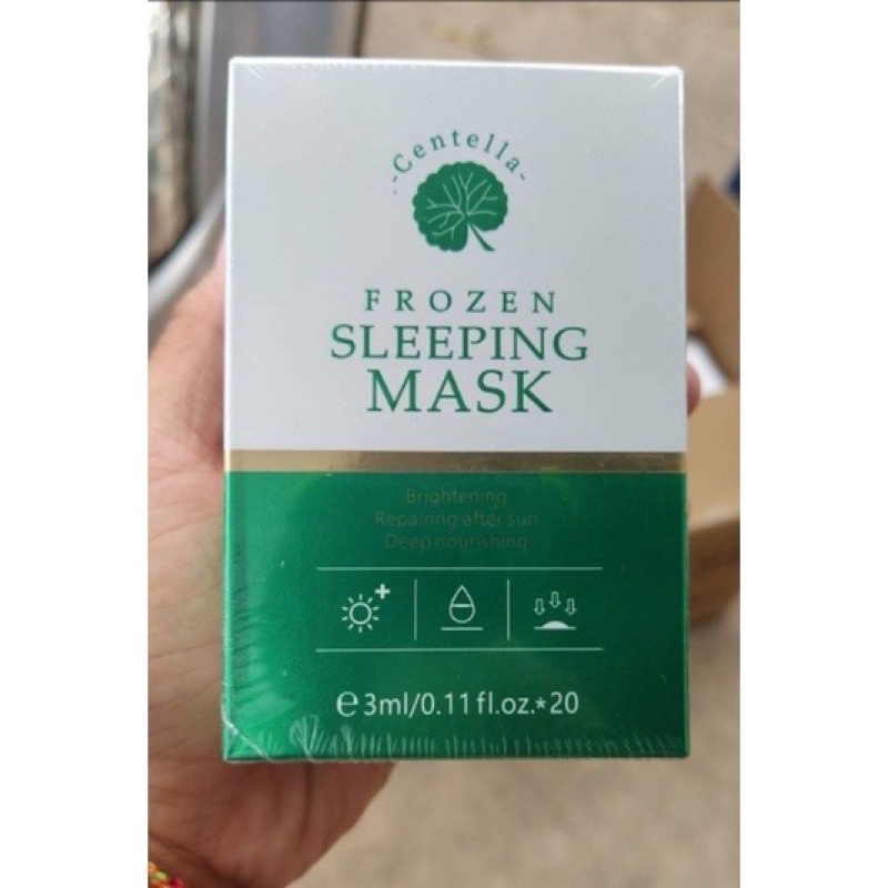 FROZEN SLEEPING MASK CENTELLA 1 Box Contains 20 Sachets. Shopee