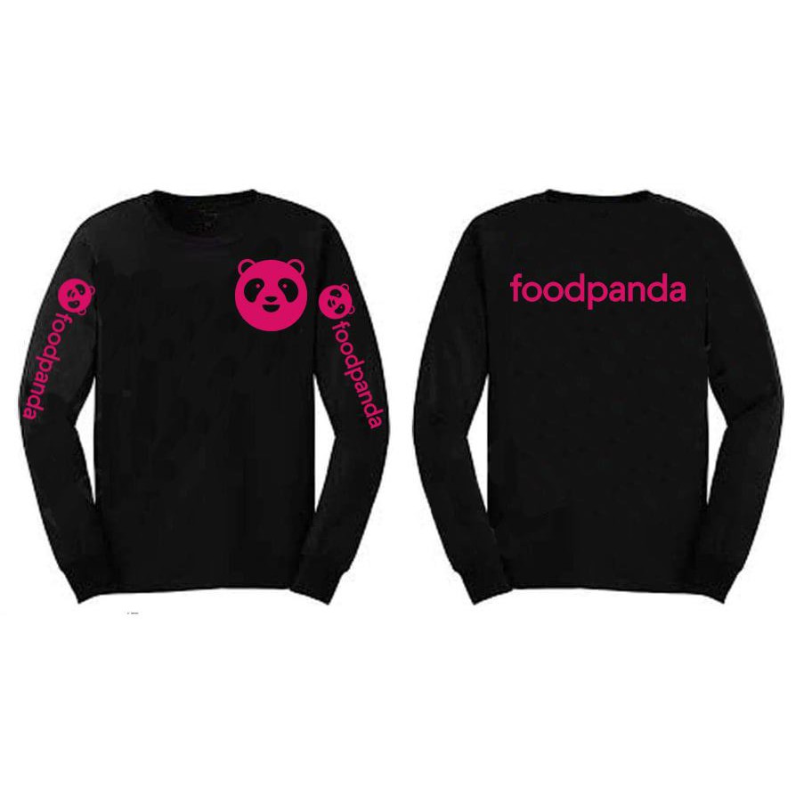 Food Panda Long Sleeve T Shirt Drifit shirt Shopee Philippines