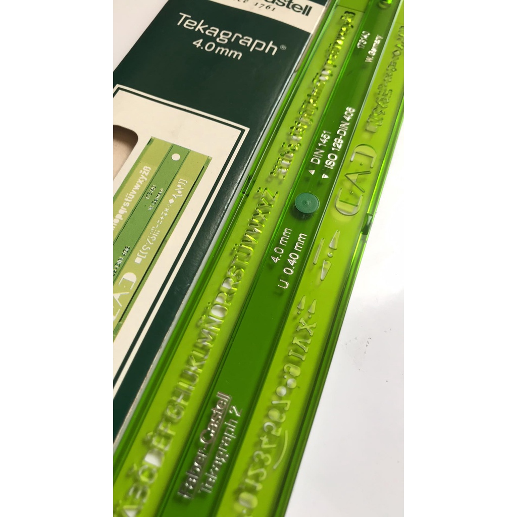 Faber-Castell Lettering Stencil Guide | Shopee Philippines