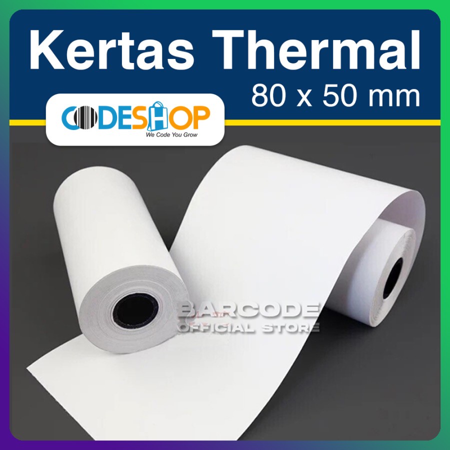 Thermal Paper Printer Bluetooth Size 80x50mm/80x50/80x50mm Shopee
