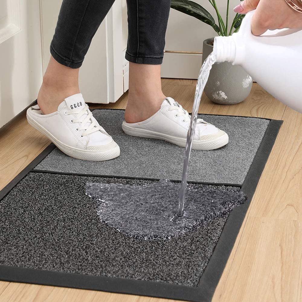 Disinfectant 2in1 Double Wet & Dry Sanitizing Door Mat with Tray