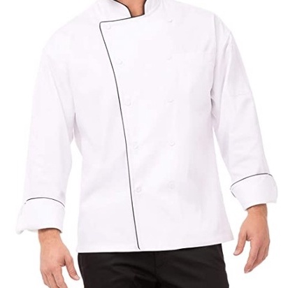 CHEF JACKET,COOK,CULINARY, KITCHEN. SOFT AND THICK. .HIGH QUALITY,HOTEL ...