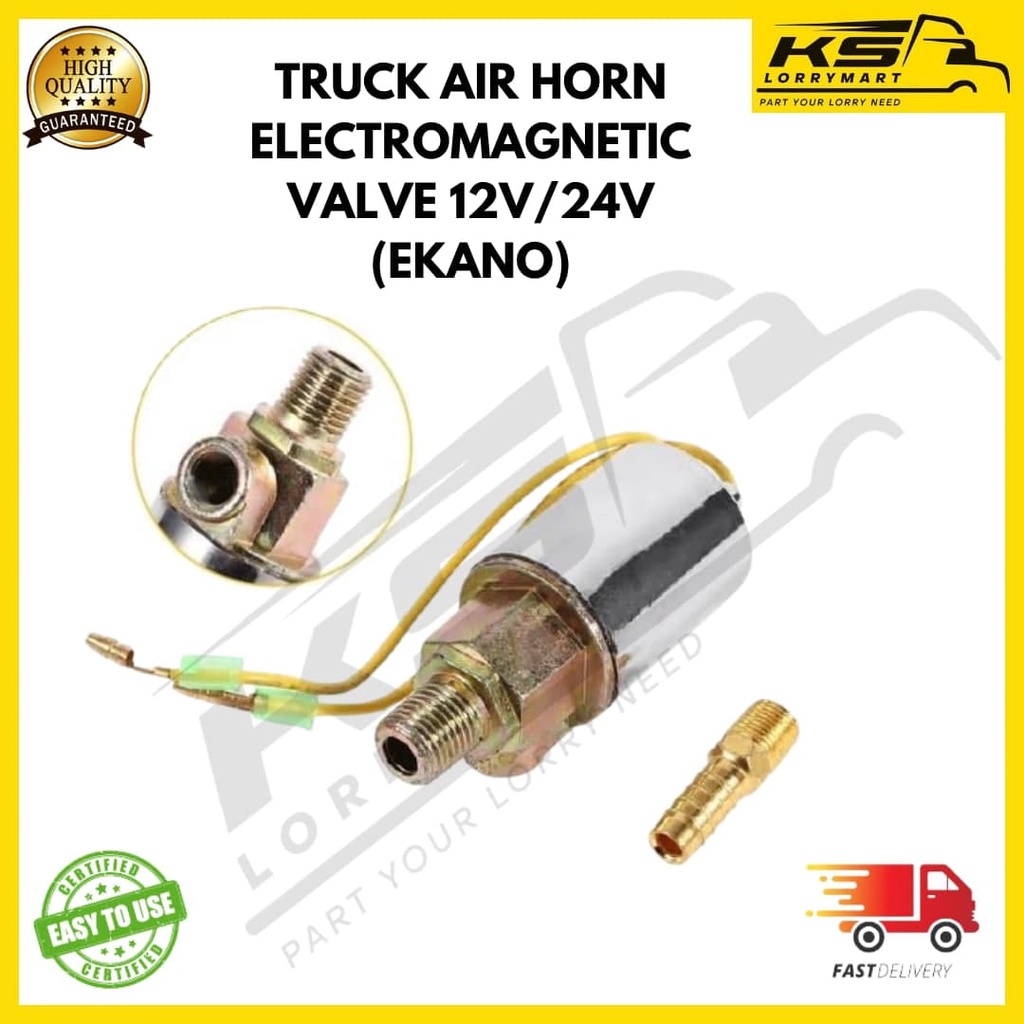 Ks Truck Lorry Air Horn Switch Horn Valve Electric Solenoid Valve Electromagnetic Valve