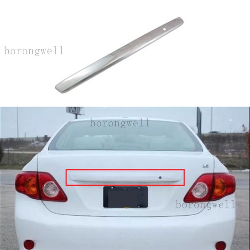 Chrome Car Rear Trunk Molding Lid Cover Trim For Toyota Corolla 2008