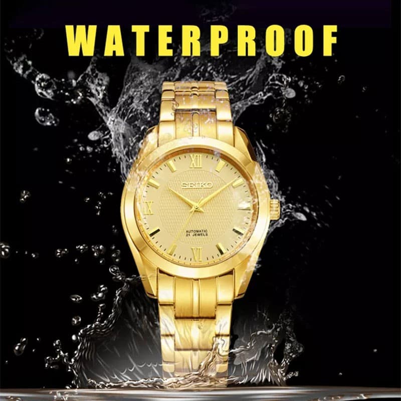 Seiko quartz water resistant sale