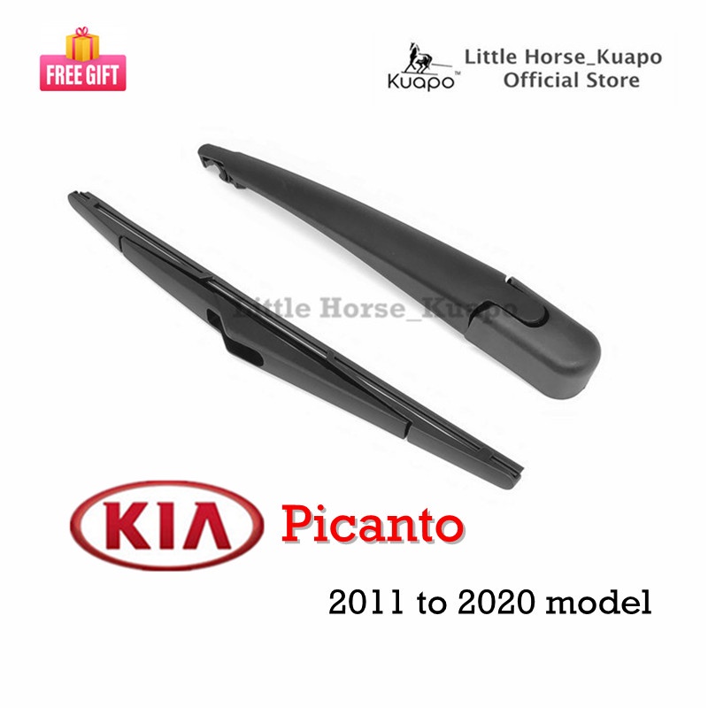 (Kuapo Quality) Kia Picanto Rear Wiper Assembly (Set/Arm/Blade/Nut