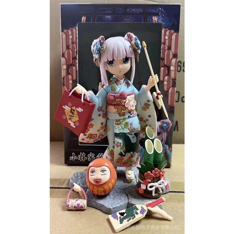 【New product】18cm Dragon Maid Kanna Kamui Kimono Action Figure ...