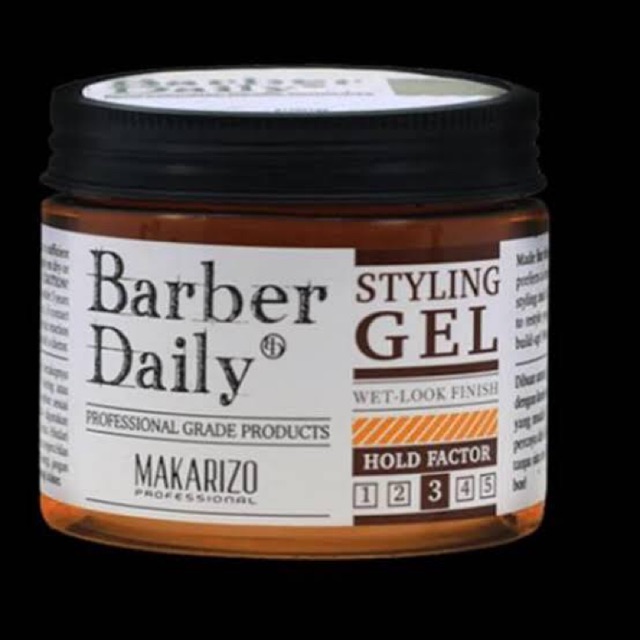 Makarizo Barber Daily Wet Look Styling Gel 120gr Shopee Philippines