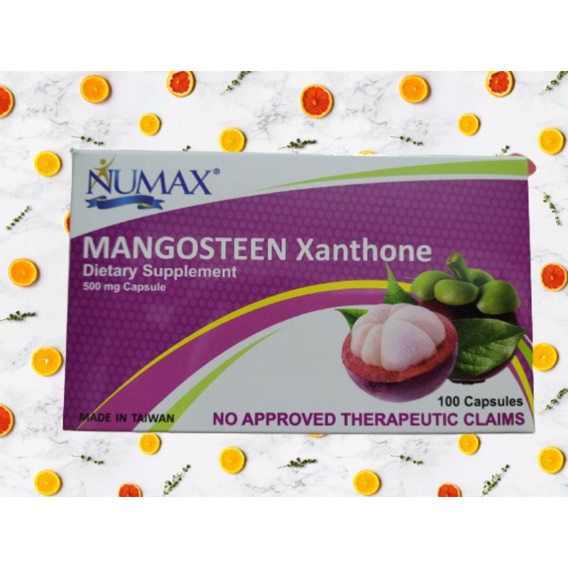 Numax Mangosteen Xanthone 10 Capsules Shopee Philippines