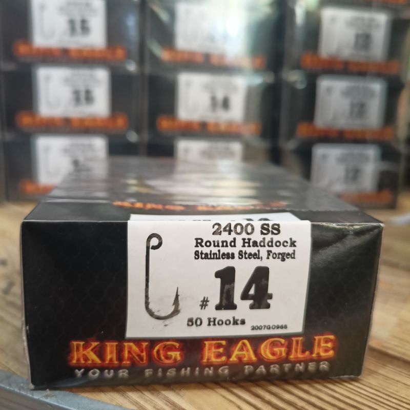 King Eagle Stainless Round Haddock Hooks Shopee Philippines