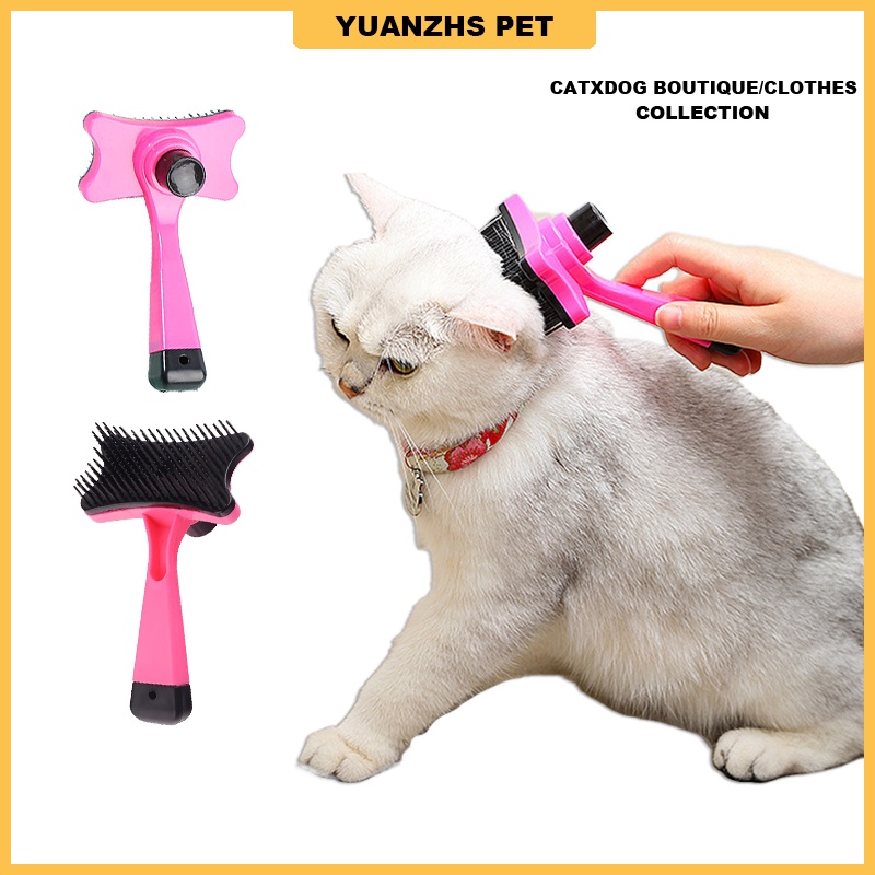 【Yuanzhs Pet】Pet cleaning comb Ergonomic handle to remove the floating