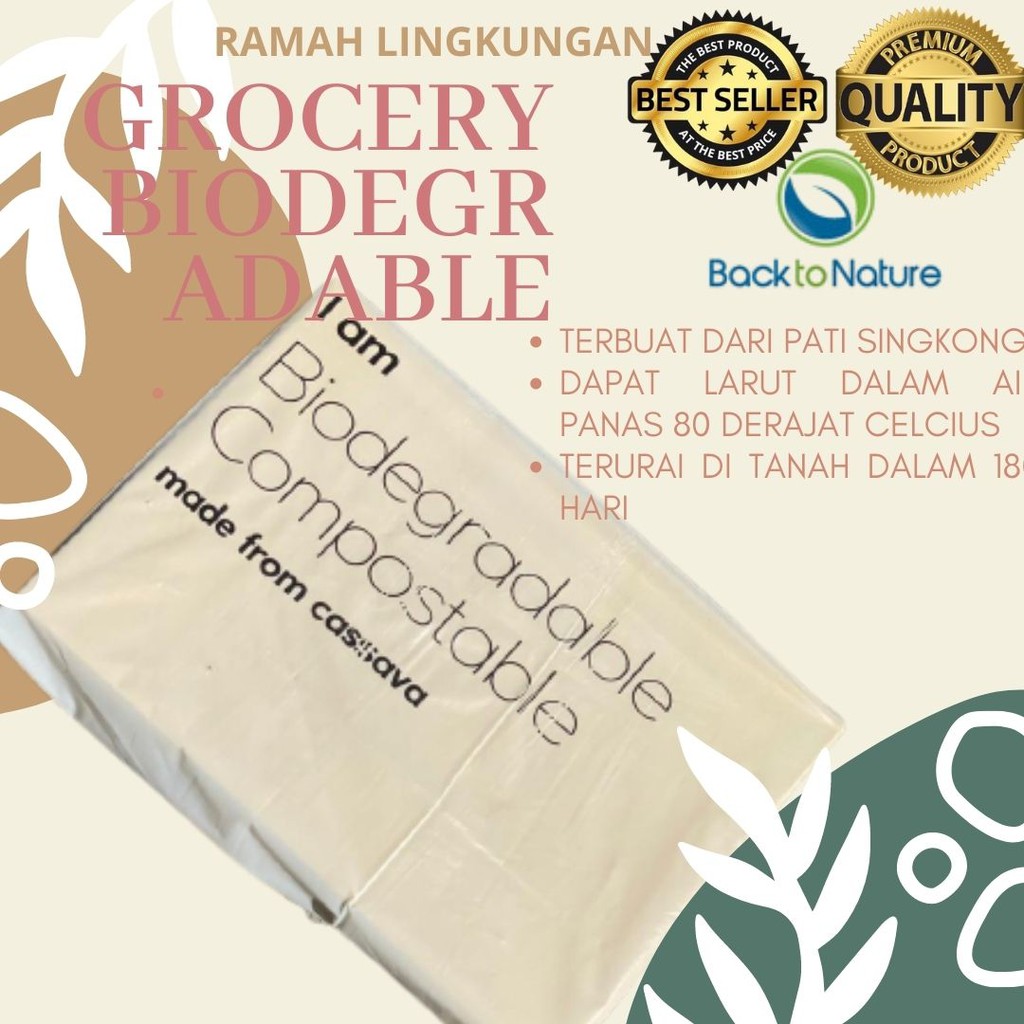 Eco Friendly Biodegradable Plastic Packing Bag Cassava Bags Eco