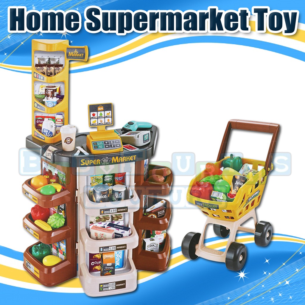 Baby Fourths Kids Home Supermarket Toy for Kids Cashier Play Learning ...