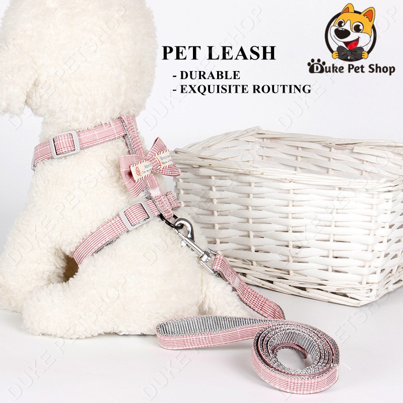 RIBBON Adjustable Dog Rope Pet Leash Traction Harness Puppy Chest Vest ...