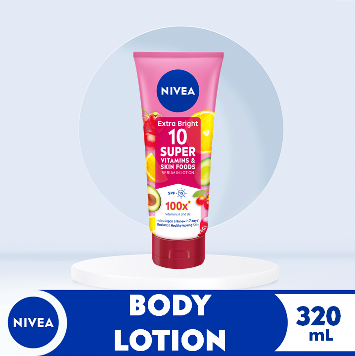 NIVEA Body Extra Brightening Super 10 Vitamin Serum Lotion with