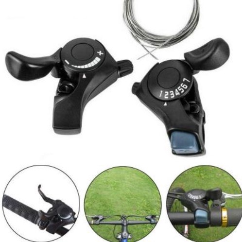 Shimano Tourney TX30 3x7 Spd Shifter Set - Cambria Bike