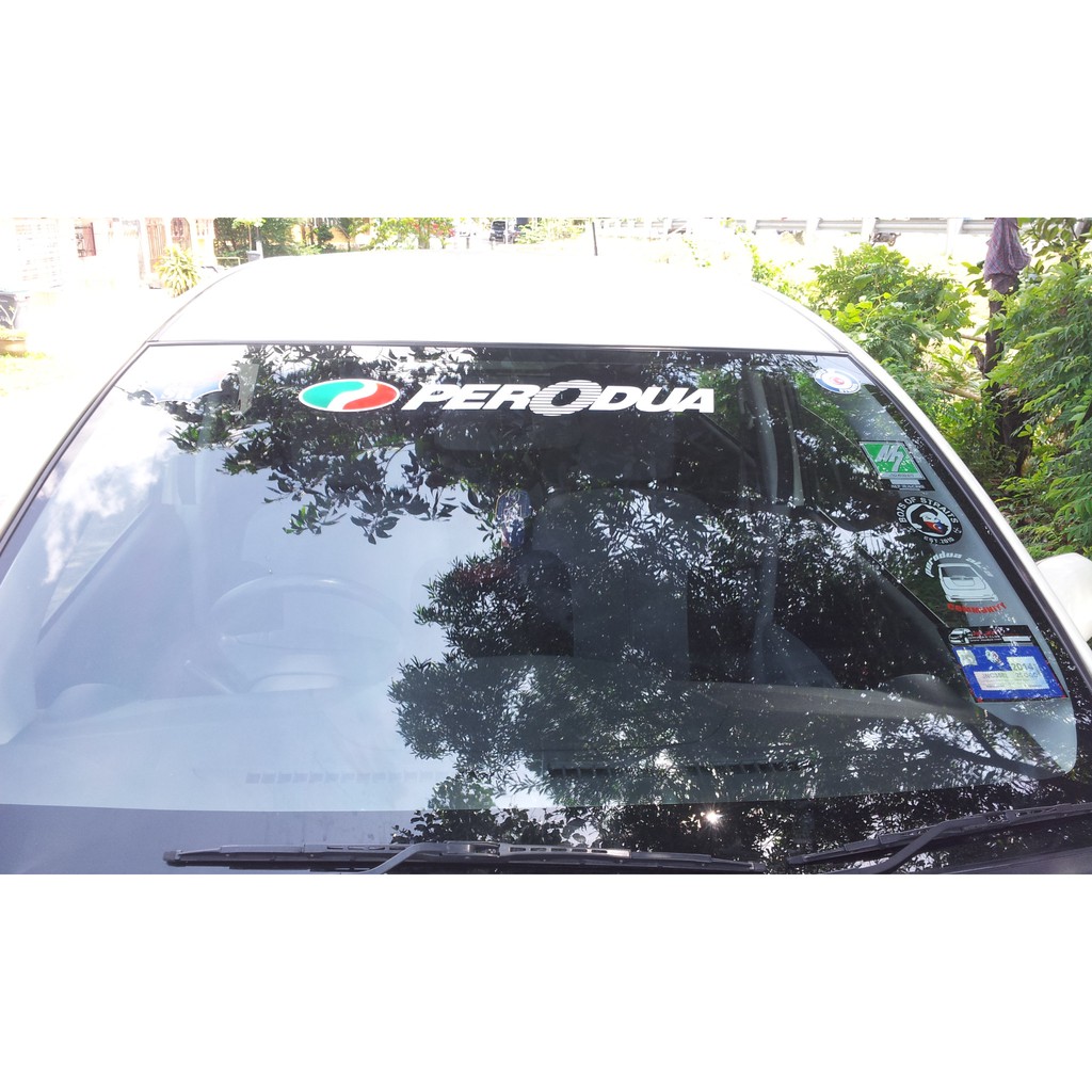 CARS STICKER PERODUA WINDSCREEN ALZA PASSO SETTE BOON ADVANCED VERSION ...