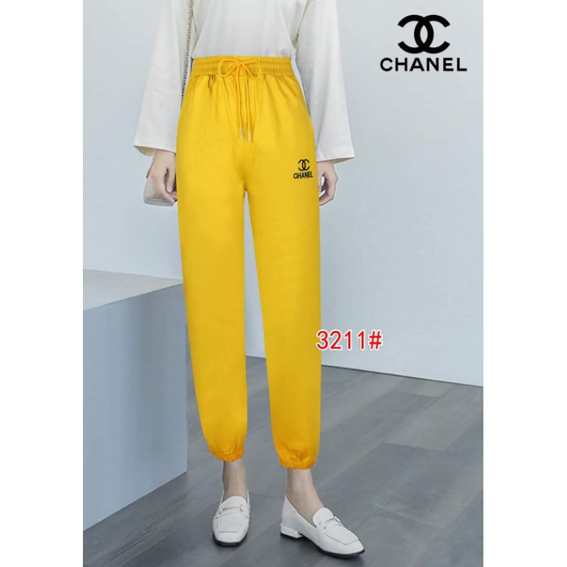 Chanel Jogger Pants assorted colors Shopee Philippines