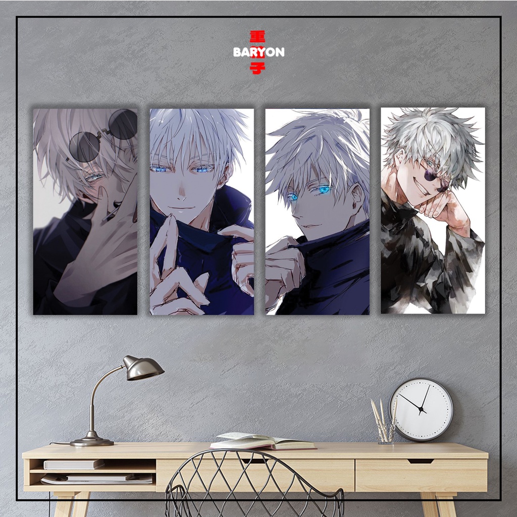 KAYU Baryon Room Decoration JUJUTSU KAISEN GOJO SATORU Wooden Poster ...