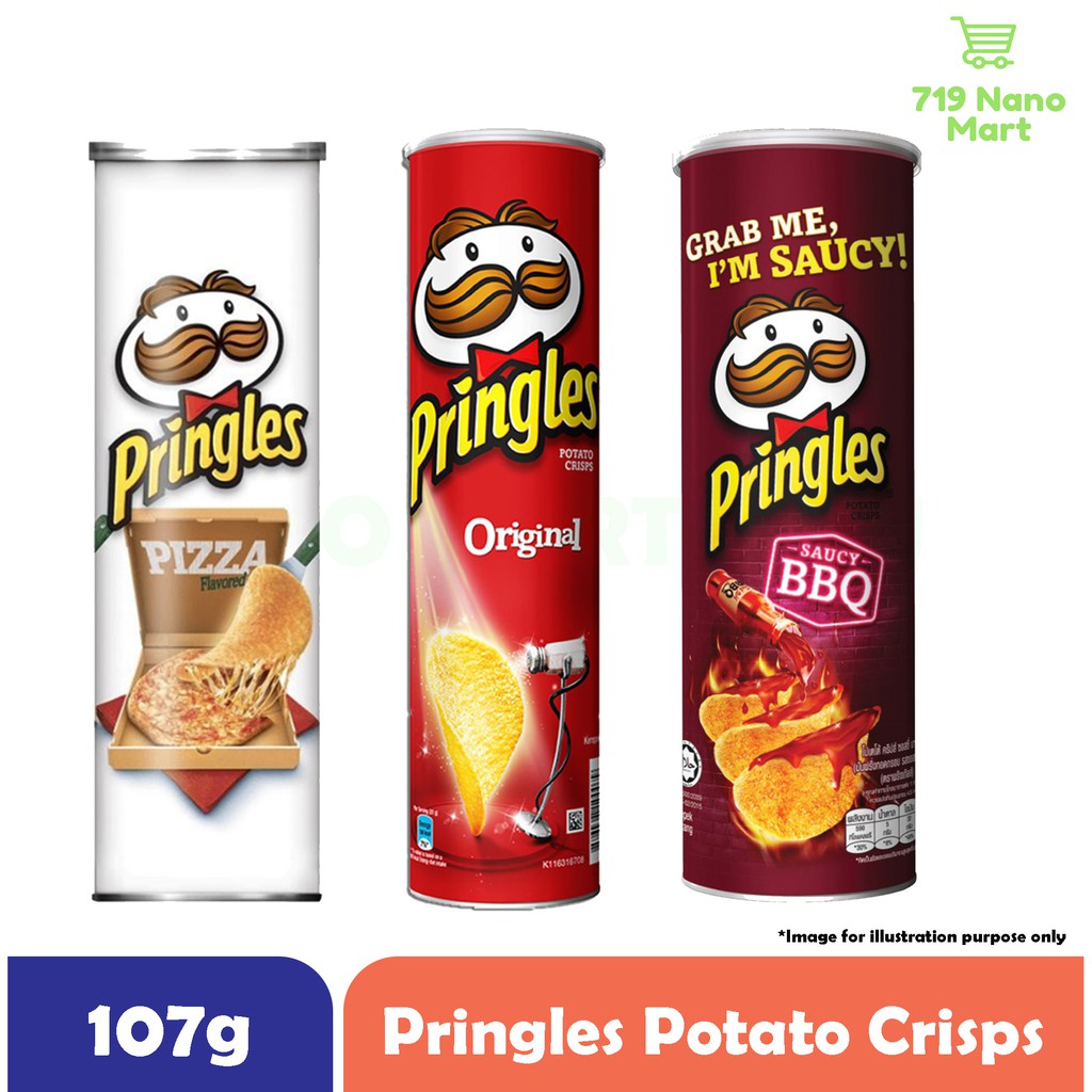 PRINGLES Potato Crisps 107g - Multiple Flavored | Shopee Philippines