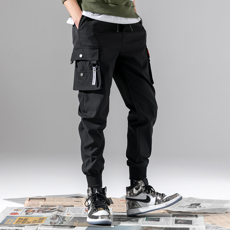 Men Korean Fashion Loose Pants Mens Fashion Plus-Size Elastic