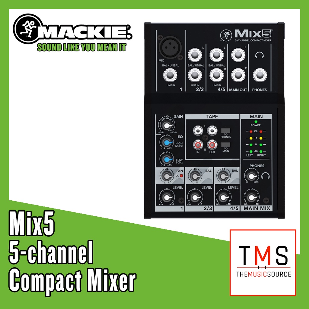 MACKIE Mix5 5-channel Compact Mixer | Shopee Philippines