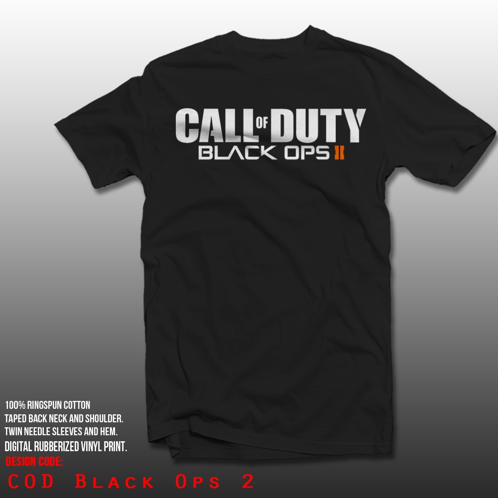 Gifo Shopee GAME ZONE COD Black Ops 2 Shirt | Shopee Philippines