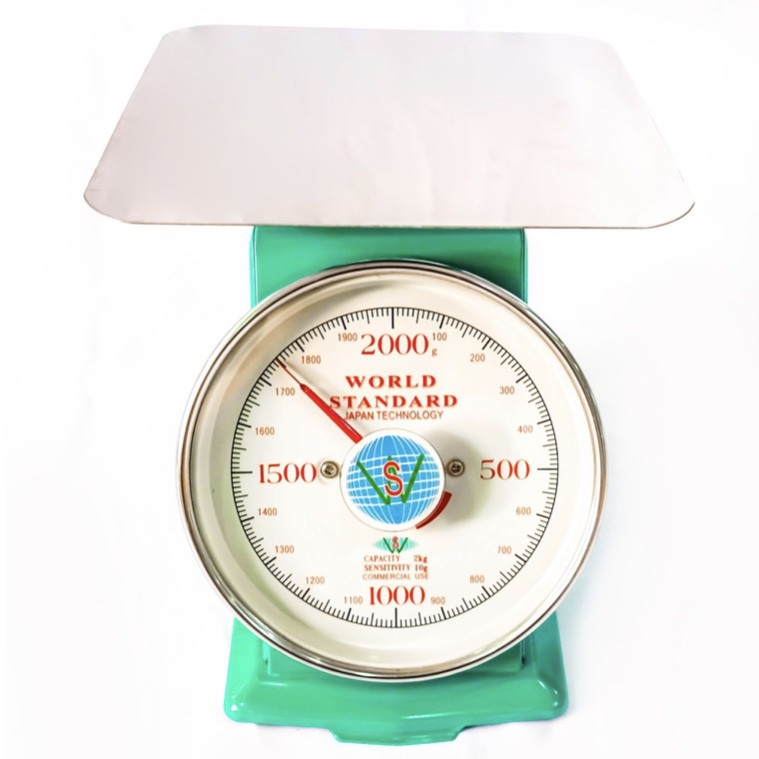 World Standard 1kg/2kg/3kg/5kg Flat Plate Weighing Scale Timbangan ...