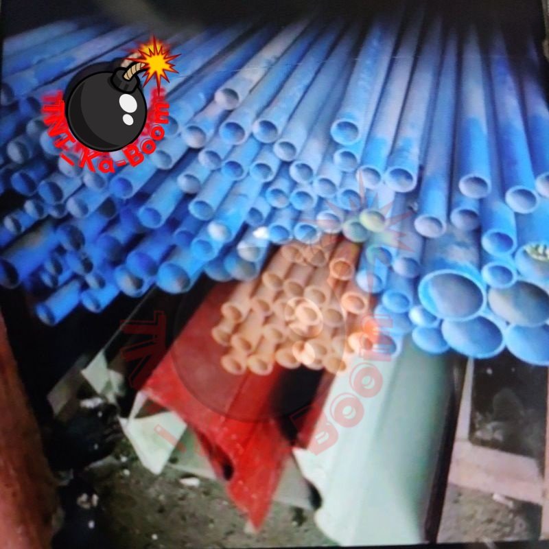 Pvc Neltex Makapal Blue Pipe Waterline Random Sizes Shopee