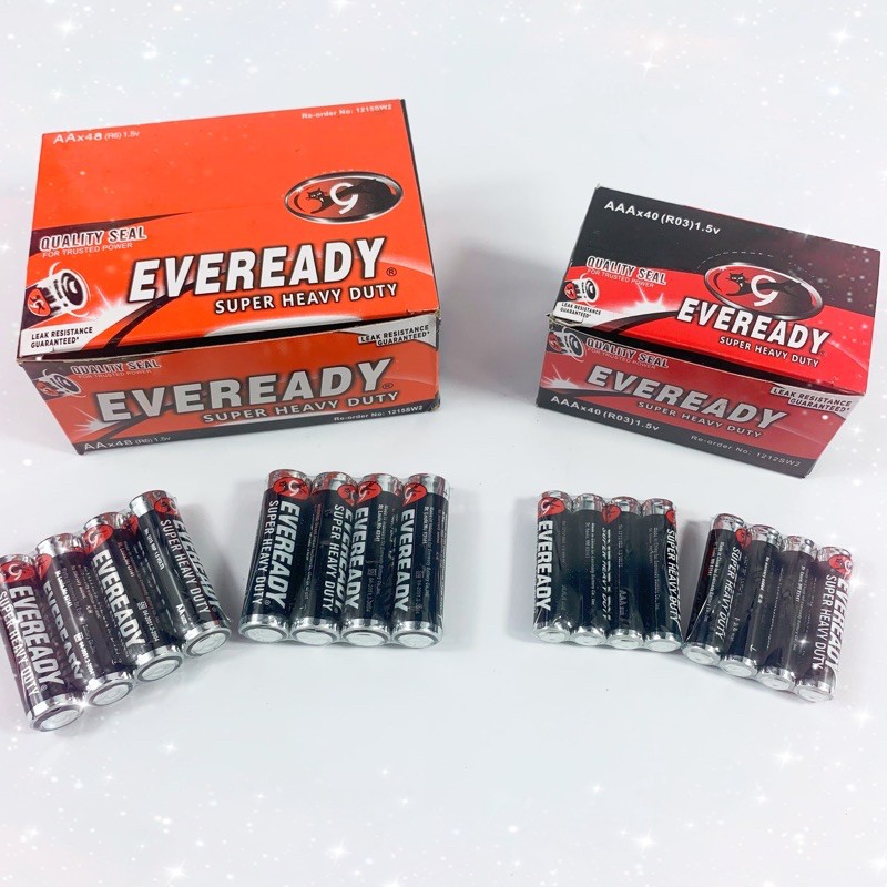 Hs 10 Packs Eveready Super Heavy Duty Battery Aa Aaa Shopee Philippines 9434