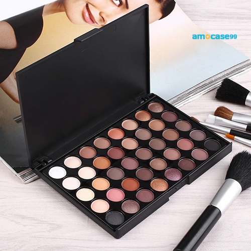 Eyeshadow Palette Makeup 40 Color Cream Eye Shadow Matte Shimmer Cosmetic  Set#